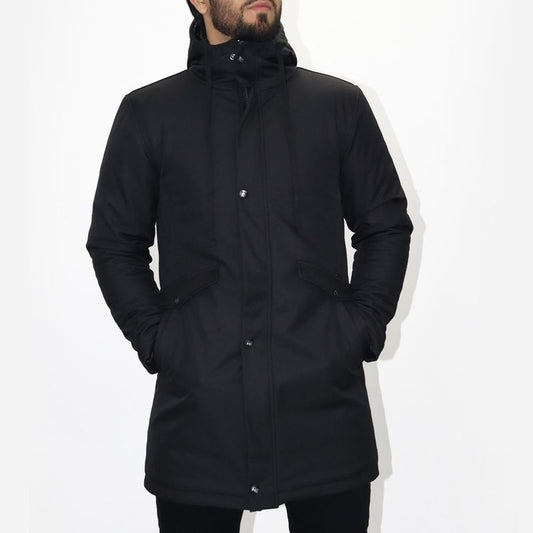Parka impermeable Smart Fabric Perfect Fit - NEGRO