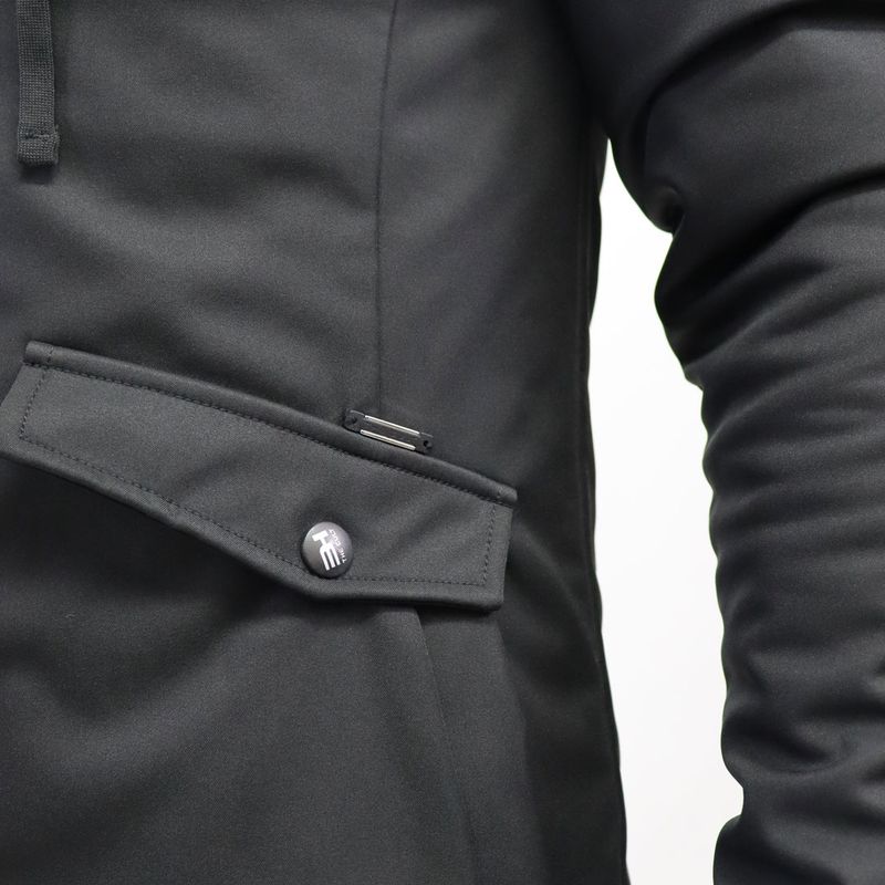 Smart Fabric Perfect Fit Waterproof Parka - BLACK