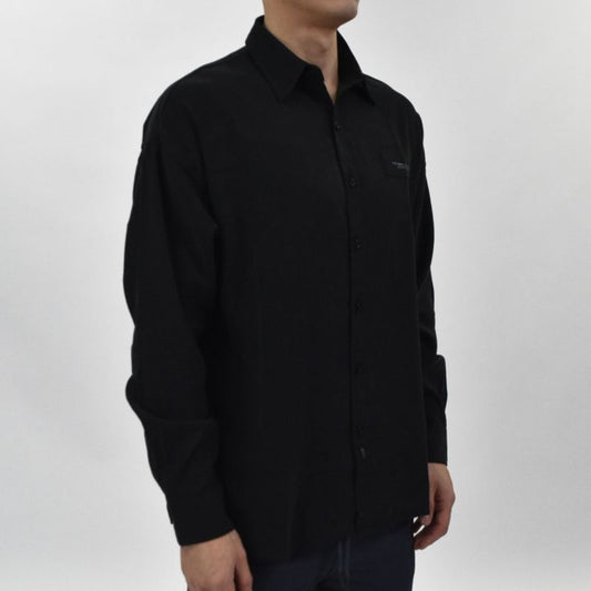Camisa premium oversize de manga larga
