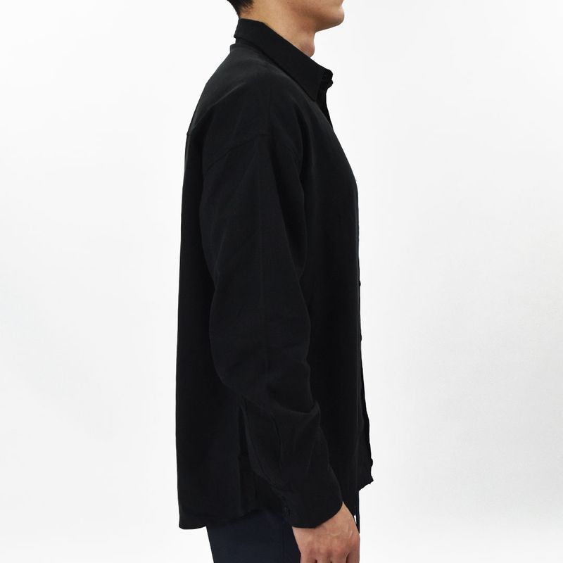 Camisa premium oversize de manga larga
