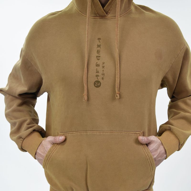 Hoodie afranelado estilo vintage Oversize