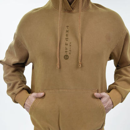 Hoodie afranelado estilo vintage Oversize