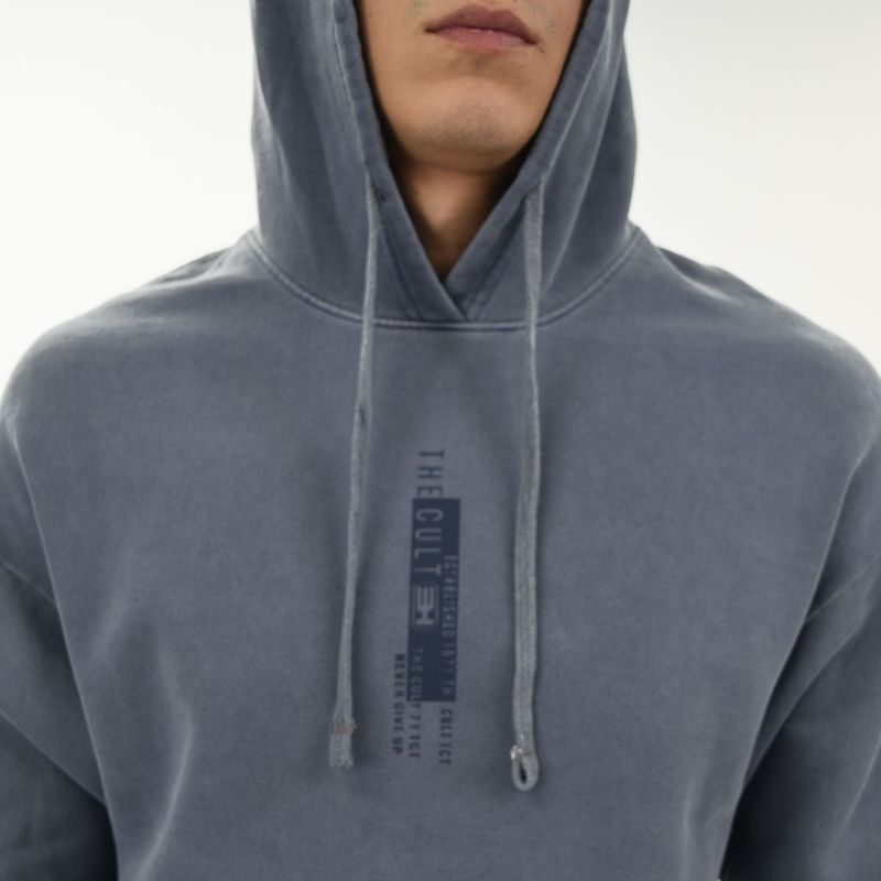 Hoodie afranelado estilo vintage Oversize