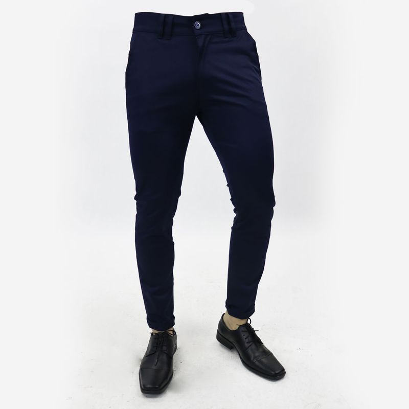 Pantalon semipitillo Perfect Fit satinado