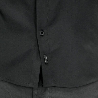 Super Flex Long Sleeve Nehru Collar Shirt
