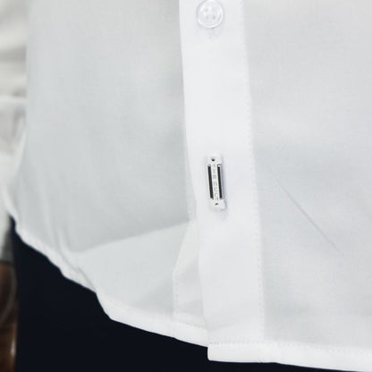 Super Flex Long Sleeve Nehru Collar Shirt