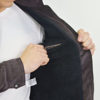 Casaca corduroy premium con forro afelpado