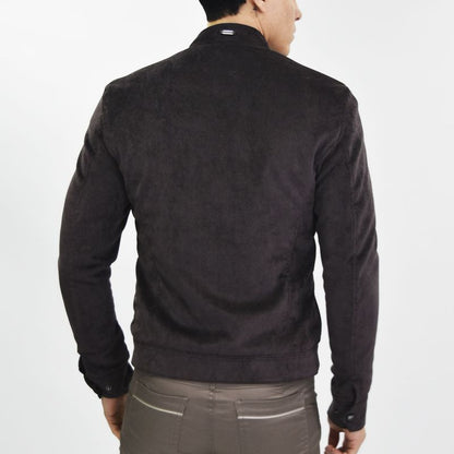 Casaca corduroy premium con forro afelpado