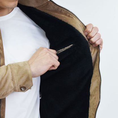 Casaca corduroy premium con forro afelpado