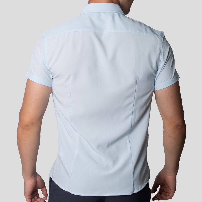Minimal Short Sleeve Shirt | Perfect Fit | Special fabric - Super flex