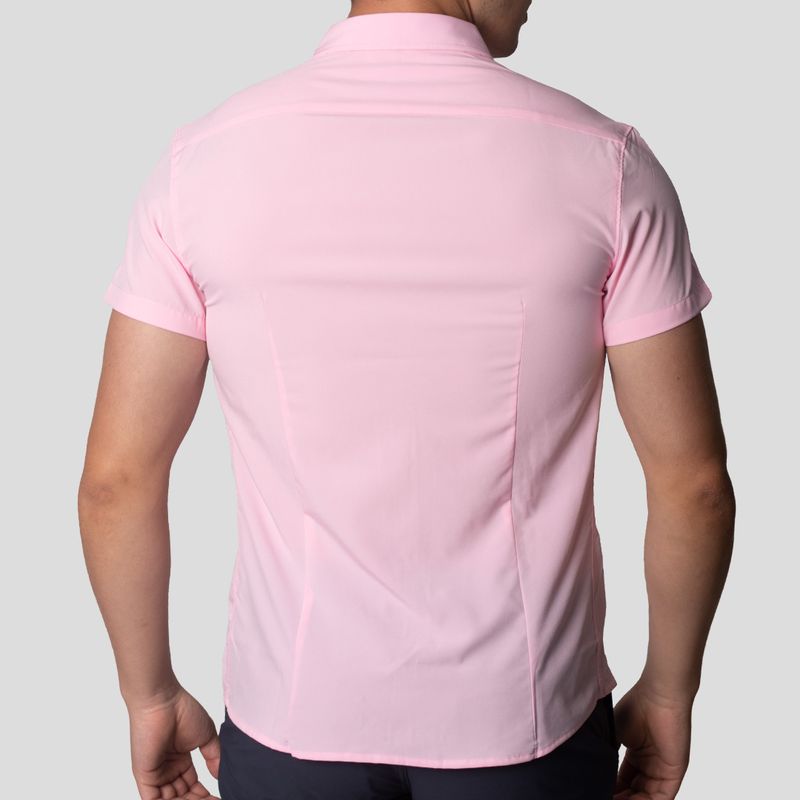 Minimal Short Sleeve Shirt | Perfect Fit | Special fabric - Super flex