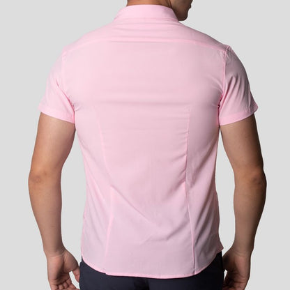 Minimal Short Sleeve Shirt | Perfect Fit | Special fabric - Super flex