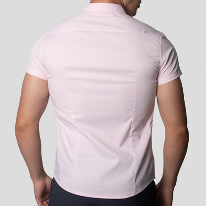 Short Sleeve Shirt | Perfect Fit | Linear Design