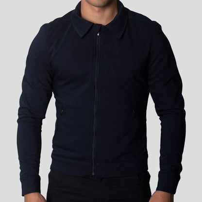 Casaca Semi Formal con Cuello Camisero | Perfect Fit | Super flex