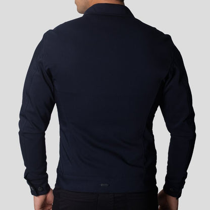 Casaca Semi Formal con Cuello Camisero | Perfect Fit | Super flex