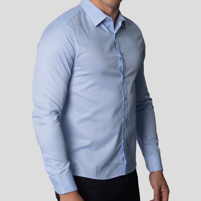 Suit Shirt | Perfect Fit | Mini Print Fabric – Wrinkle-resistant