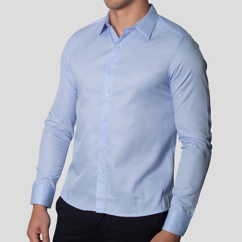Suit Shirt | Perfect Fit | Mini Print Fabric – Wrinkle-resistant