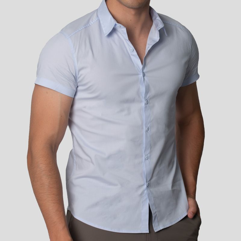 Camisa Manga Corta | Perfect Fit | Algodón Confort