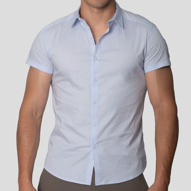 Camisa Manga Corta | Perfect Fit | Algodón Confort