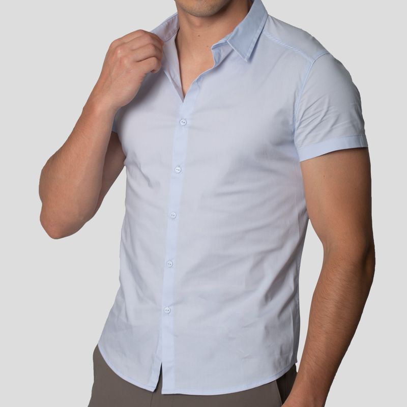 Camisa Manga Corta | Perfect Fit | Algodón Confort