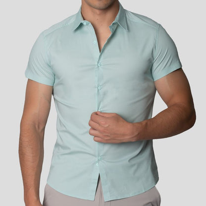 Camisa Manga Corta | Perfect Fit | Algodón Confort