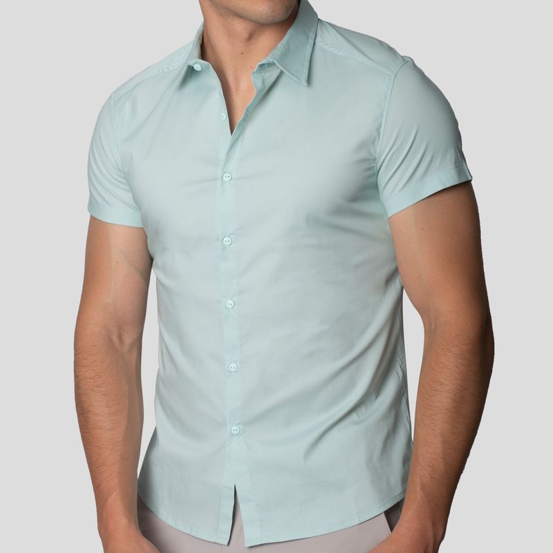 Camisa Manga Corta | Perfect Fit | Algodón Confort