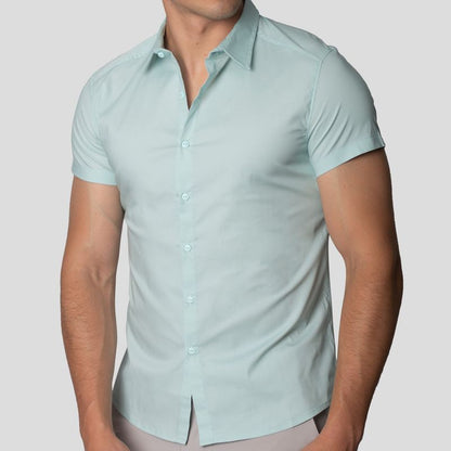 Camisa Manga Corta | Perfect Fit | Algodón Confort