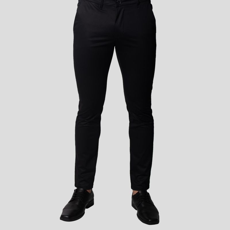 Pantalon de Vestir Satinado | Semi Pitillo | Tejido Premium Satin