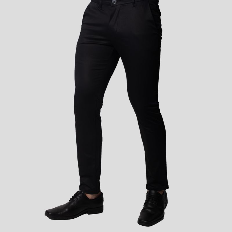 Pantalon de Vestir Satinado | Semi Pitillo | Tejido Premium Satin