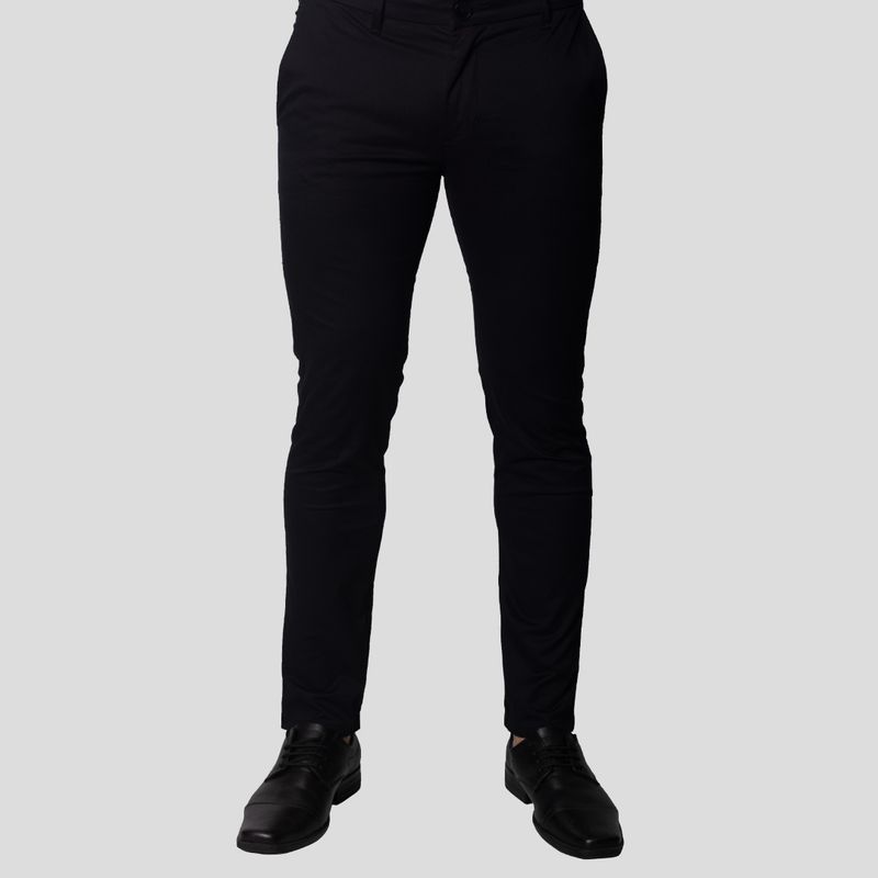 Pantalon De Vestir Drill Confort | Semi Pitillo | Drill Sarga Premium