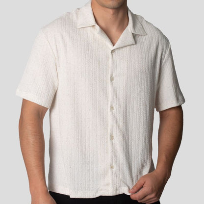Camisa Bowling Relax Fit  Tejido especial - Super Flex  Oversize