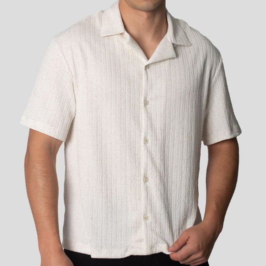 Camisa Bowling Relax Fit  Tejido especial - Super Flex  Oversize