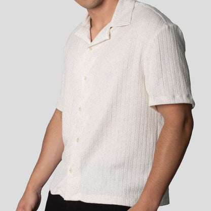 Camisa Bowling Relax Fit  Tejido especial - Super Flex  Oversize