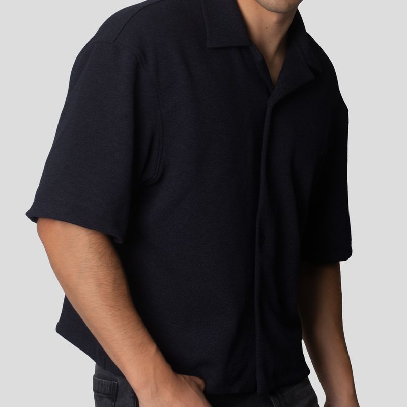 Bowling Shirt | Boxy Fit | Special Fabric | Heavy Knit | Oversize