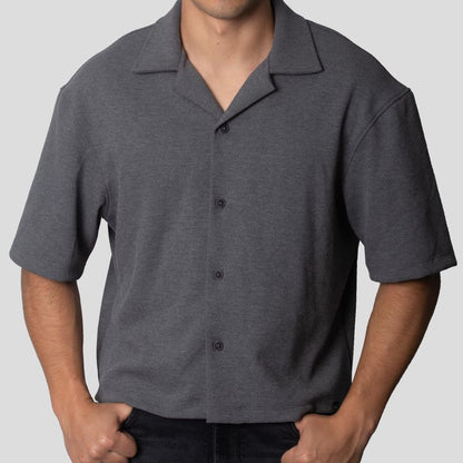 Bowling Shirt | Boxy Fit | Special Fabric | Heavy Knit | Oversize