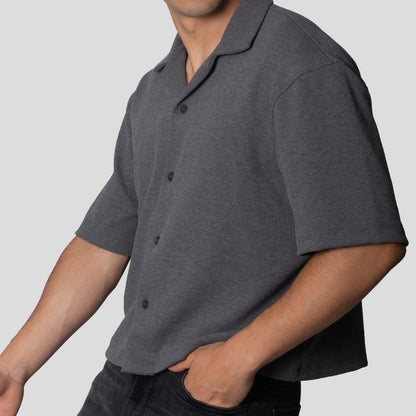 Bowling Shirt | Boxy Fit | Special Fabric | Heavy Knit | Oversize
