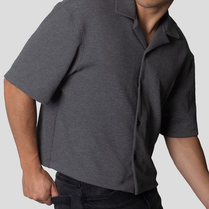 Bowling Shirt | Boxy Fit | Special Fabric | Heavy Knit | Oversize