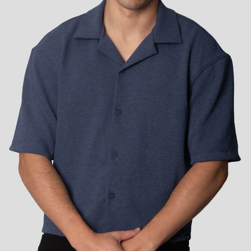 Bowling Shirt | Boxy Fit | Special Fabric | Heavy Knit | Oversize