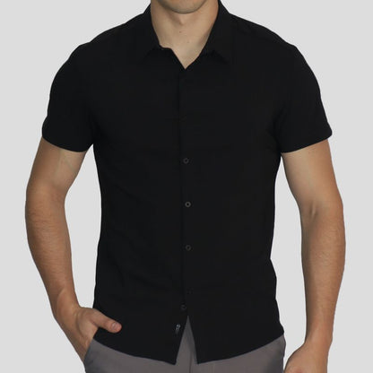 Minimal Short Sleeve Shirt | Perfect Fit - Super Flex Breathable