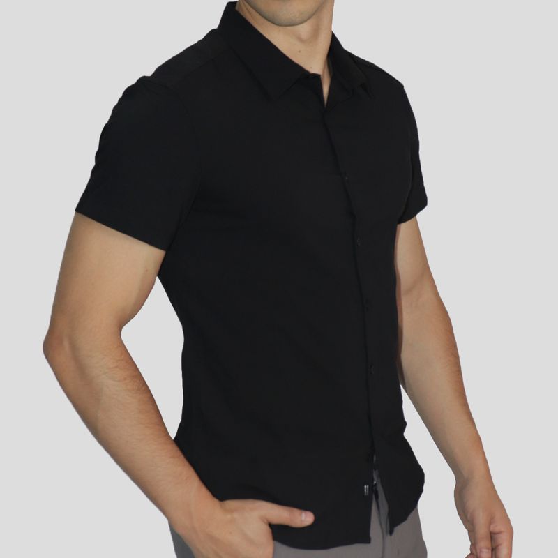 Minimal Short Sleeve Shirt | Perfect Fit - Super Flex Breathable