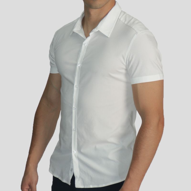 Minimal Short Sleeve Shirt | Perfect Fit - Super Flex Breathable