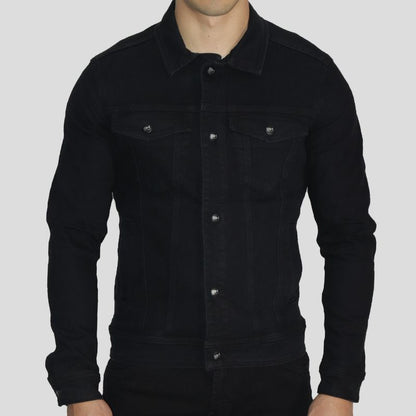 Casaca denim comfort con broches regulables | Estilo urbano | Perfect Fit