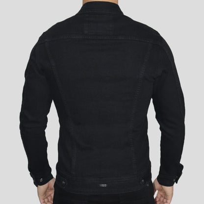 Casaca denim comfort con broches regulables | Estilo urbano | Perfect Fit
