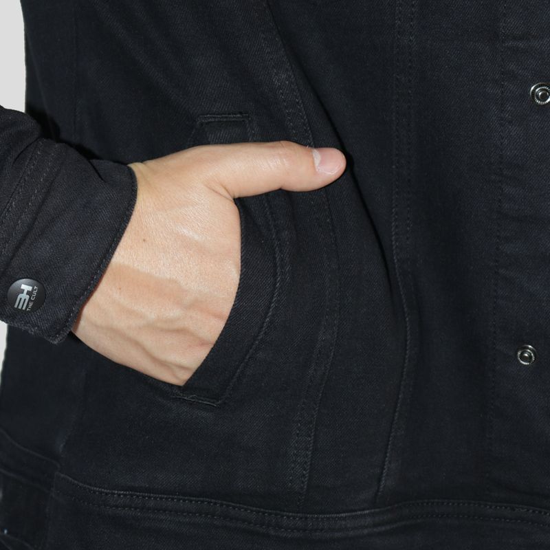Casaca denim comfort con broches regulables | Estilo urbano | Perfect Fit