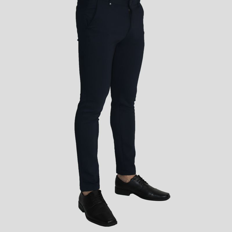 Semi-Slim Trousers | Special Anatomical Knit Fabric