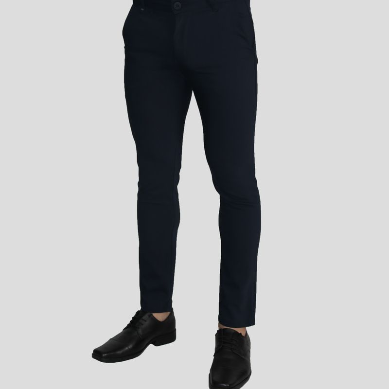 Semi-Slim Trousers | Special Anatomical Knit Fabric