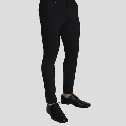 Semi-Slim Trousers | Special Anatomical Knit Fabric