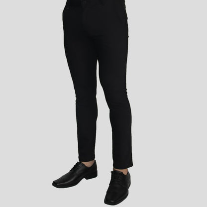 Semi-Slim Trousers | Special Anatomical Knit Fabric