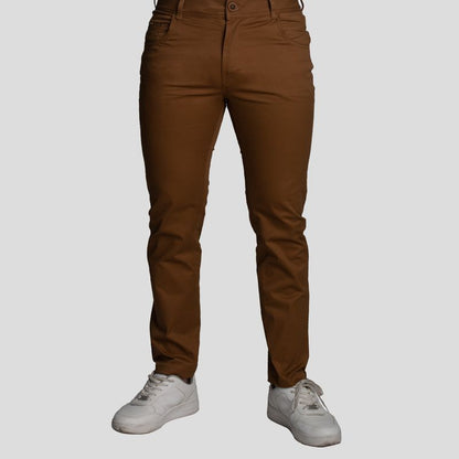 Casual Drill Trousers | Semi-Slim Fit | Premium Twill Drill