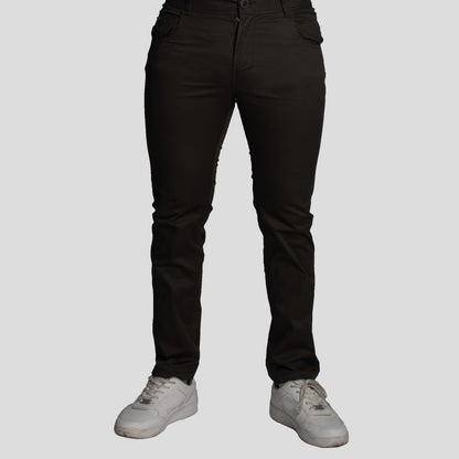 Casual Drill Trousers | Semi-Slim Fit | Premium Twill Drill